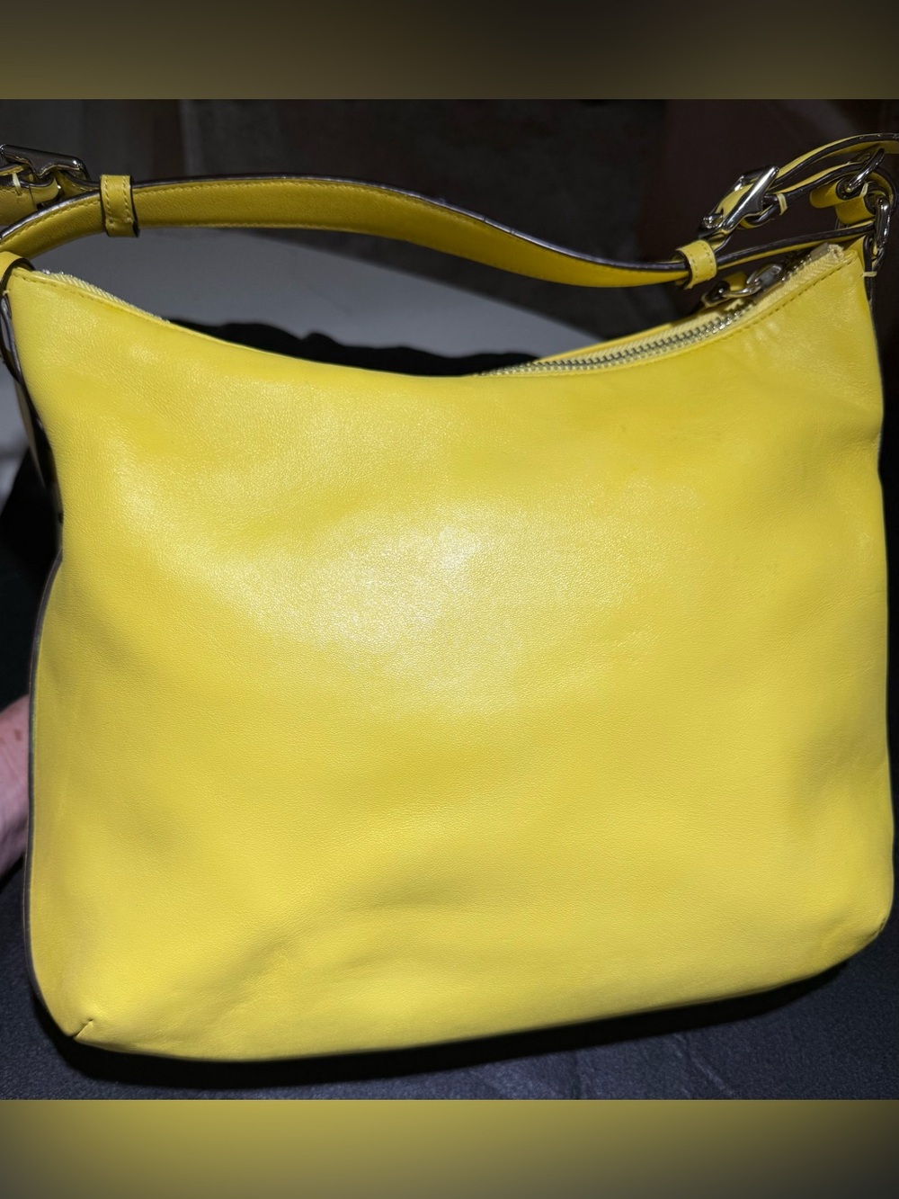 COACH Legacy Leather
Courtenay Hobo Shoulder bag, turnlock 22381 Yellow - Picture 2 of 15